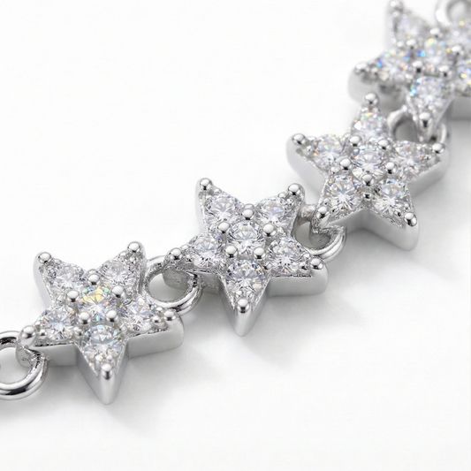 Apsara Silver Bracelet