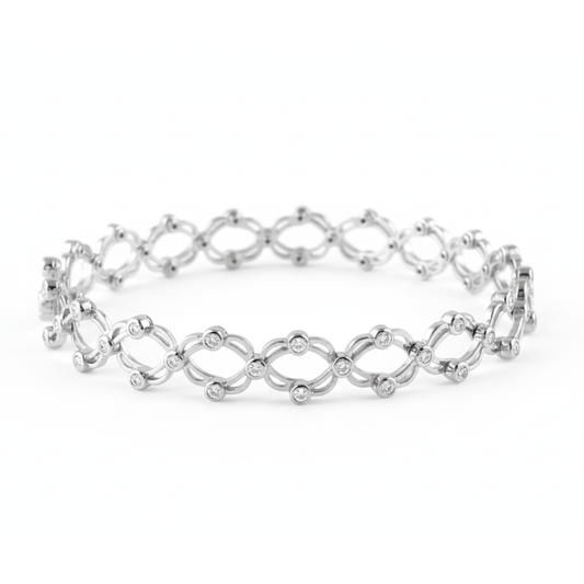 Circe Silver Ring cum Bracelet