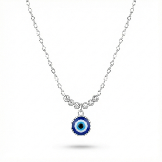 Evil Eye Silver Amulet