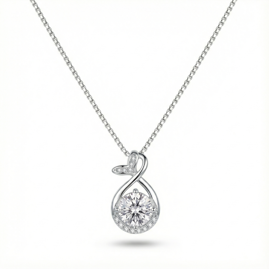 Infinite Love Silver Pendant - view 3