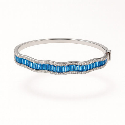 Lume Wave Silver Kada