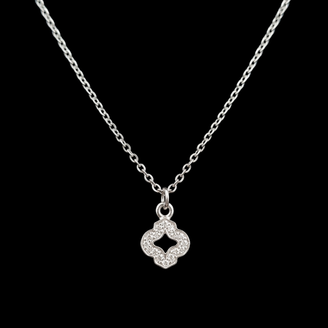 Venetian Bloom Silver Pendant