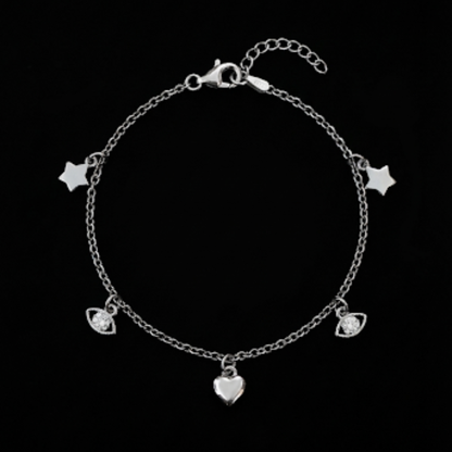 Charms Silver Bracelet