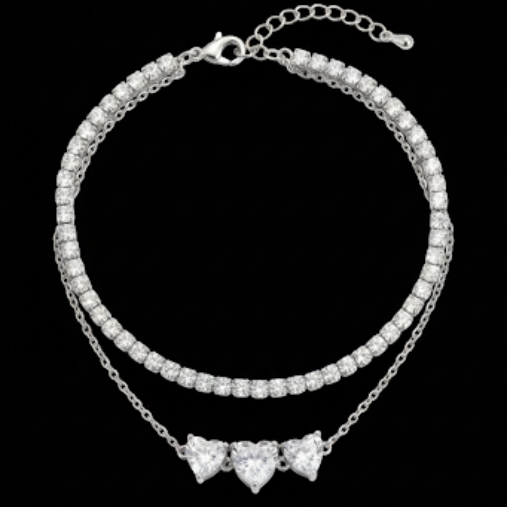 Zerma Solitare Silver Bracelet