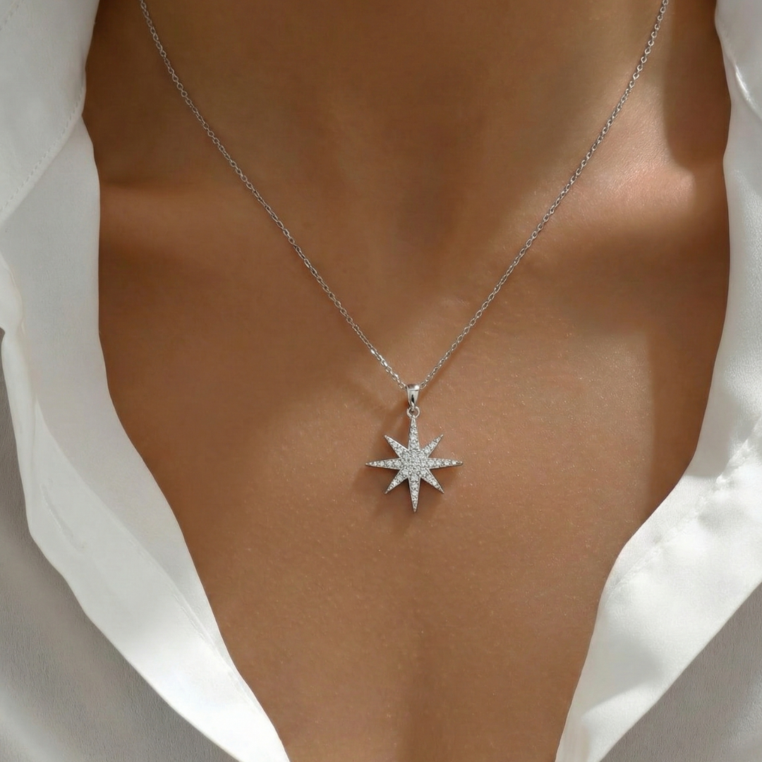 Aadya Silver Pendant