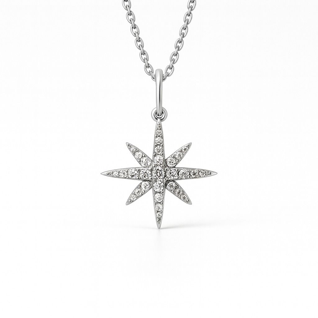 Aadya Silver Pendant