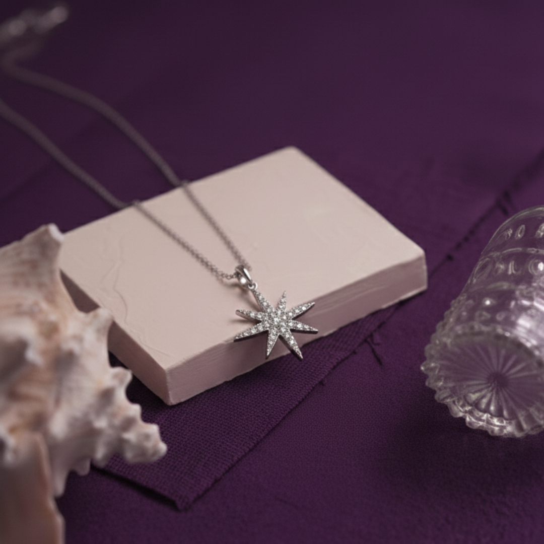 Aadya Silver Pendant