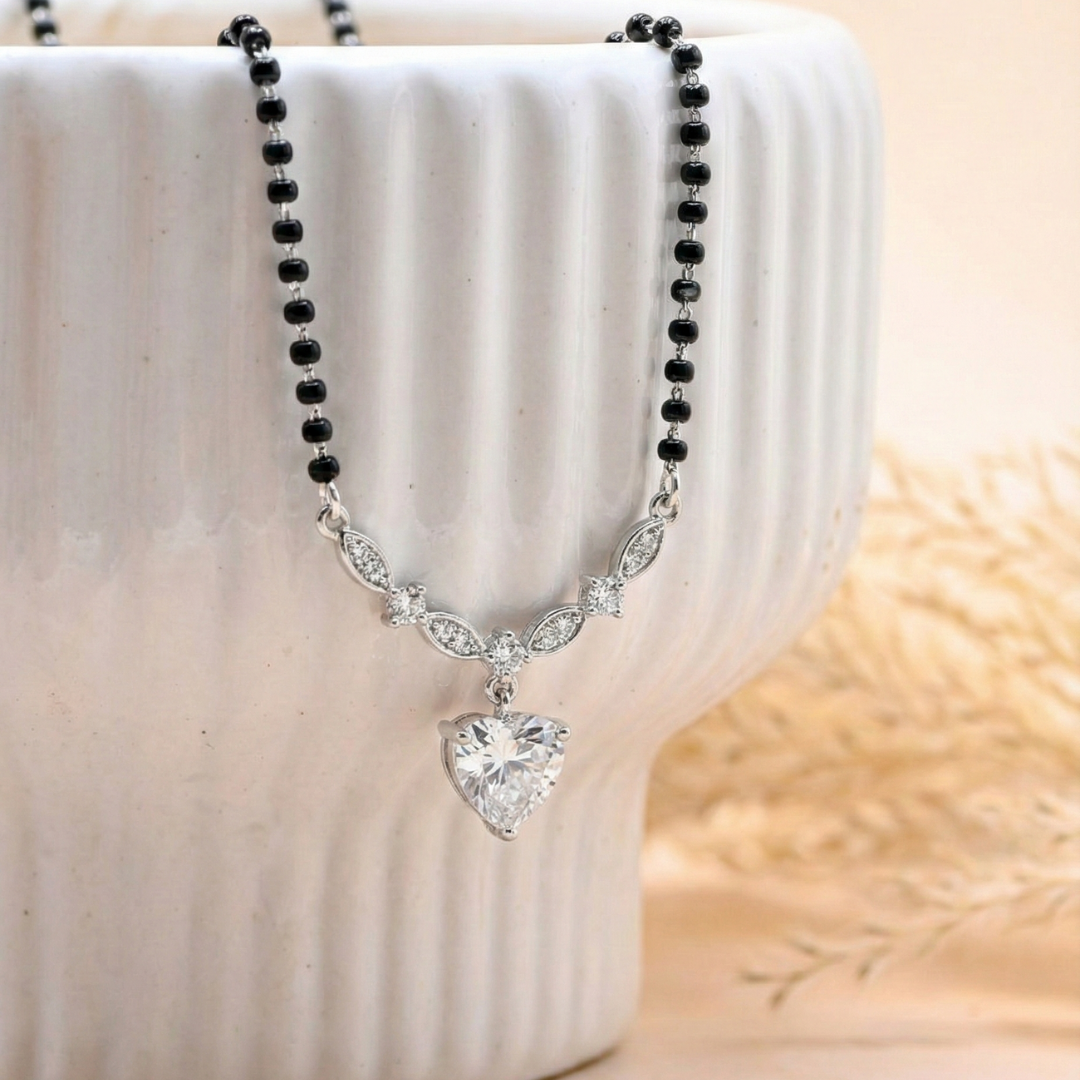 Amore Silver Mangalsutra