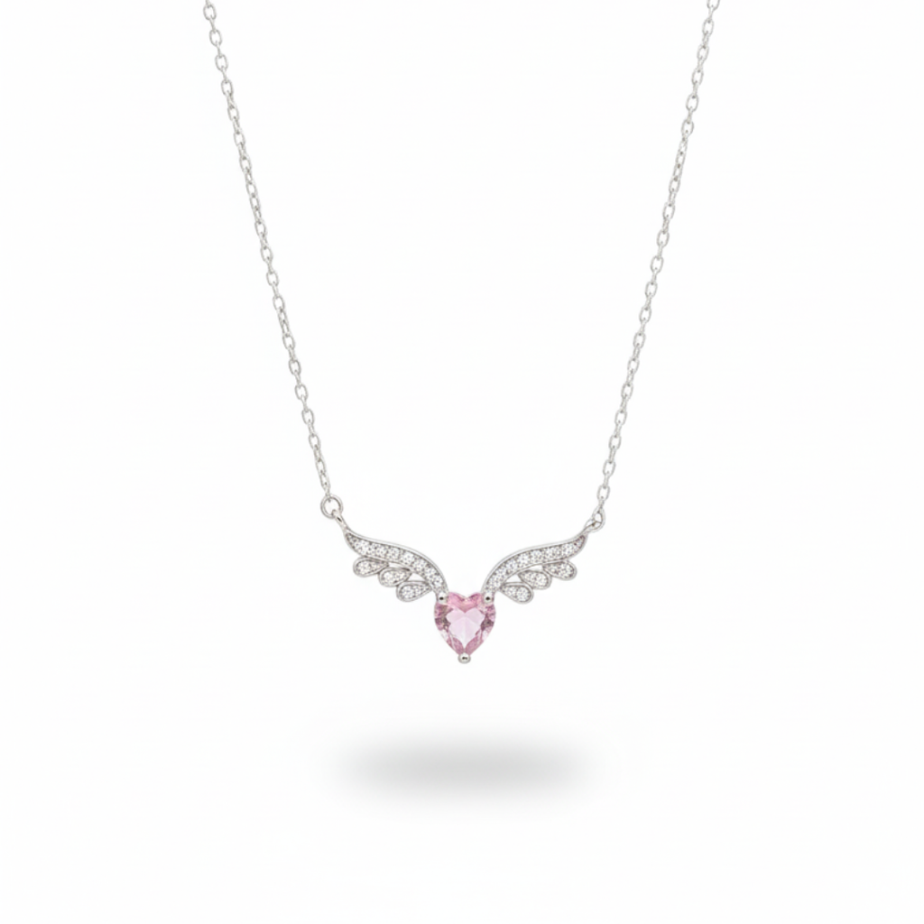 Angel Wings Silver Pendant