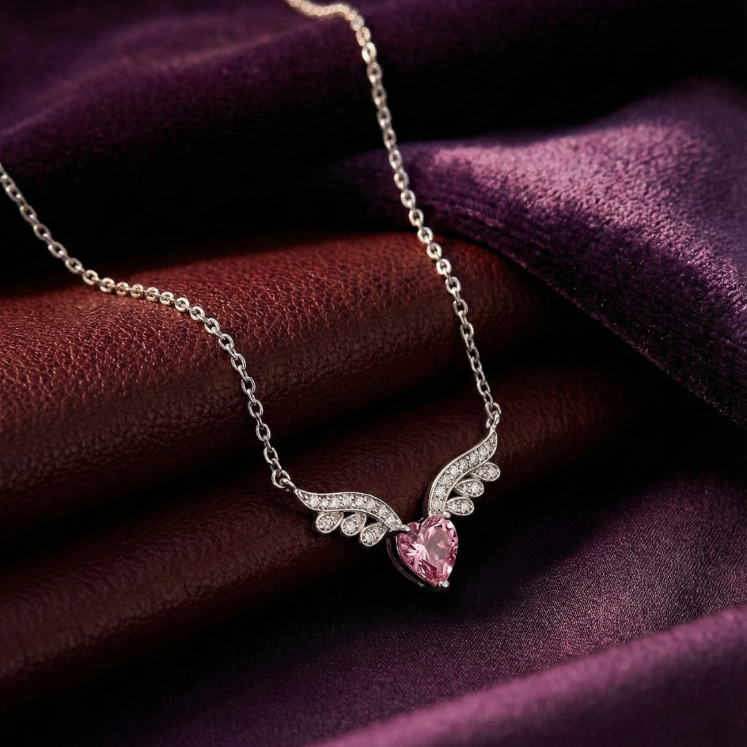 Angel Wings Silver Pendant