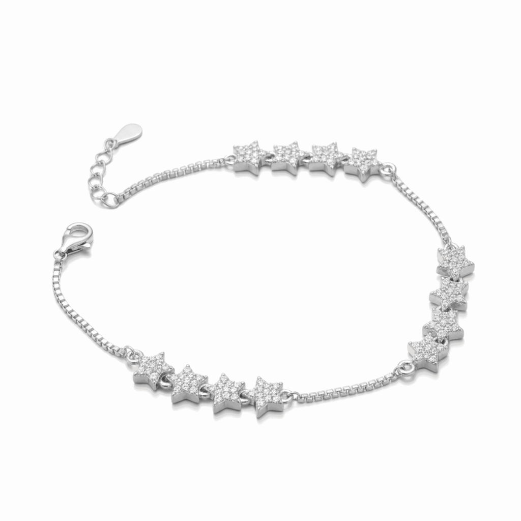 Apsara Silver Bracelet