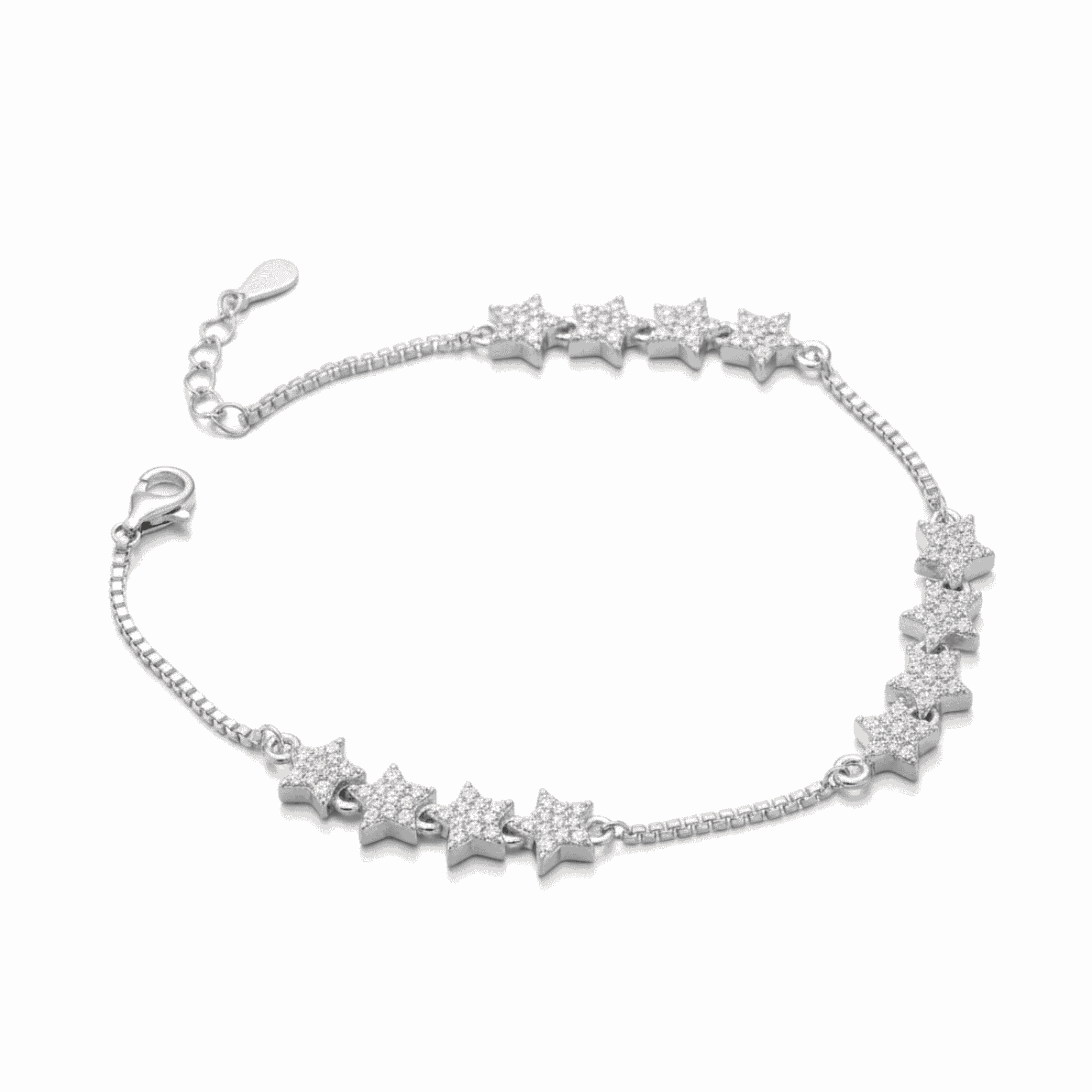 Apsara Silver Bracelet