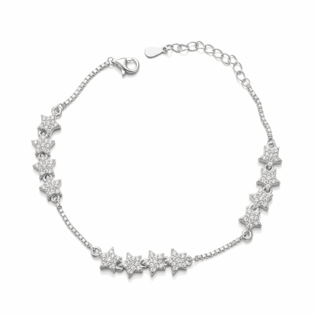 Apsara Silver Bracelet