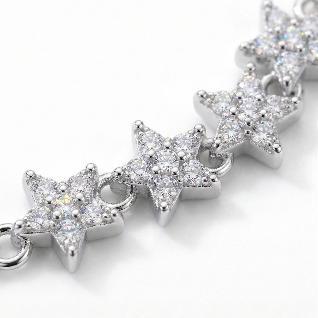 Apsara Silver Bracelet
