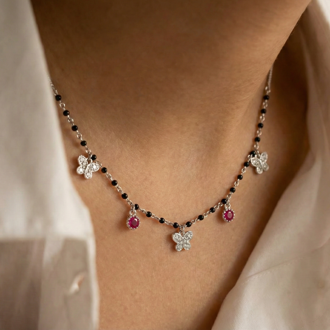 Butterfly Charm Mangalsutra