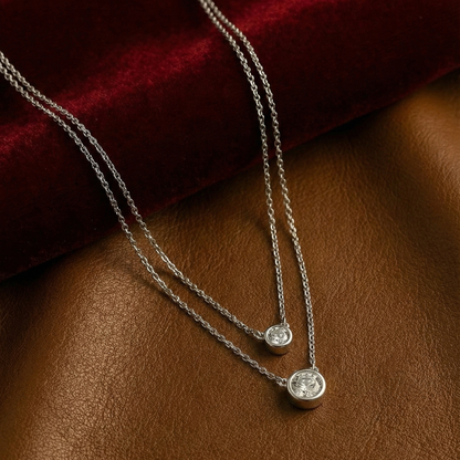 Dwiti Silver Pendant