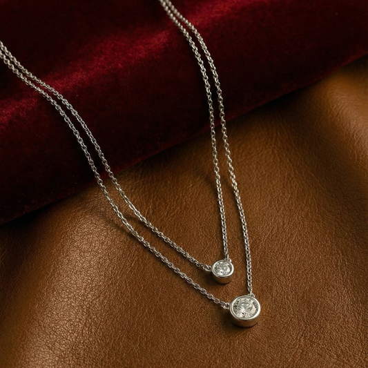 Dwiti Silver Pendant