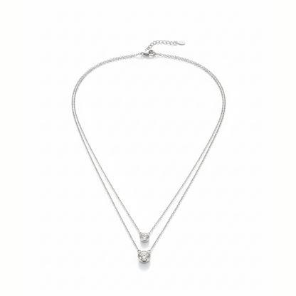 Dwiti Silver Pendant