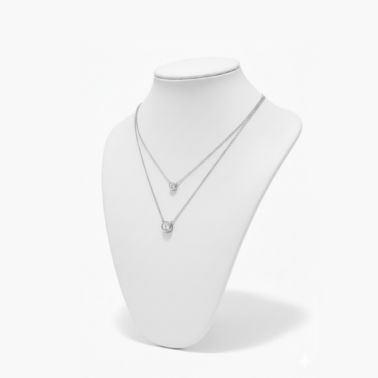 Dwiti Silver Pendant