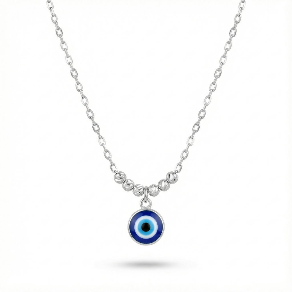 Evil Eye Silver Amulet