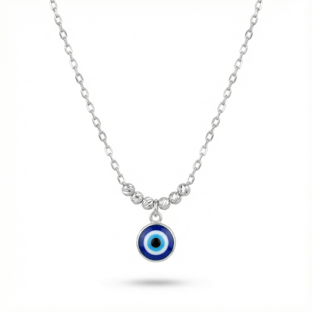 Evil Eye Silver Amulet