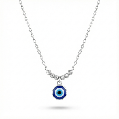 Evil Eye Silver Amulet