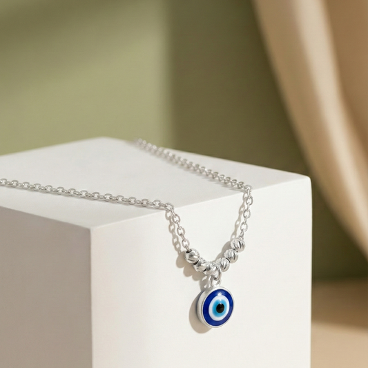 Evil Eye Silver Amulet
