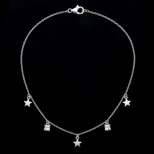 Galaxy Charm Silver Necklace
