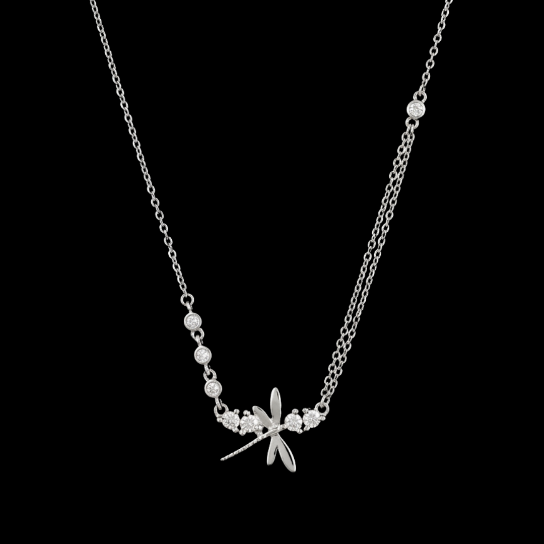 Gossamer Wings Silver Pendant