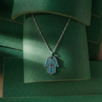 Hamsa Silver Pendant