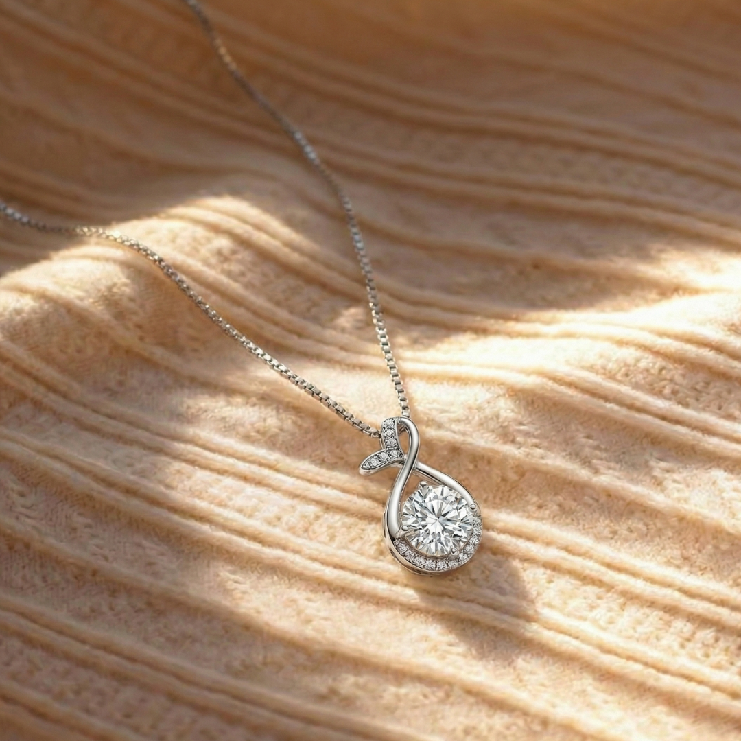 Infinite Love Silver Pendant in 925 sterling silver