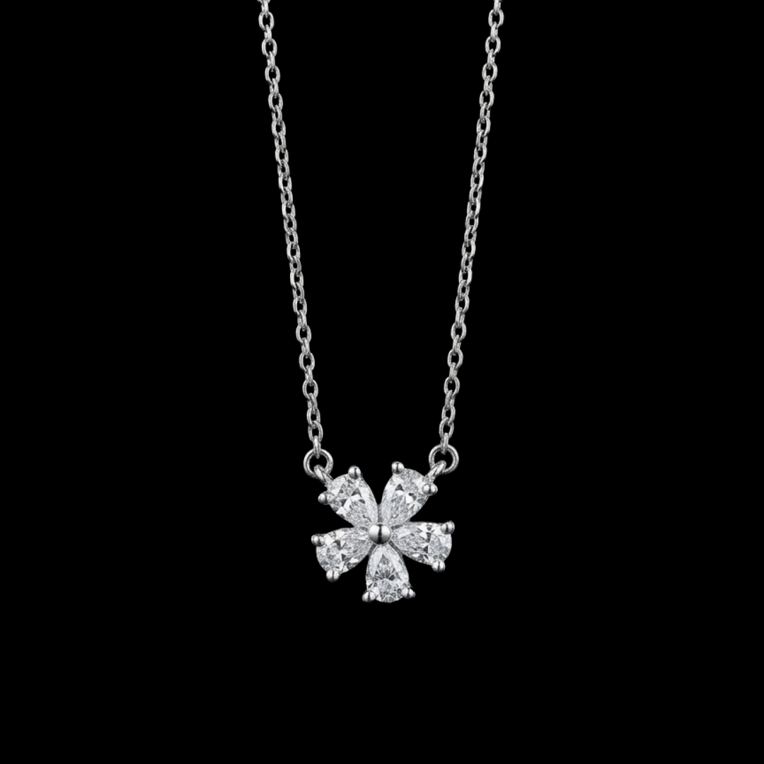 Jasmine Silver Pendant