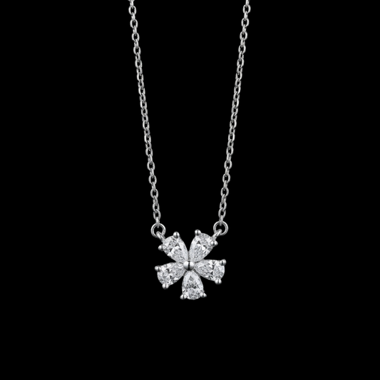 Jasmine Silver Pendant