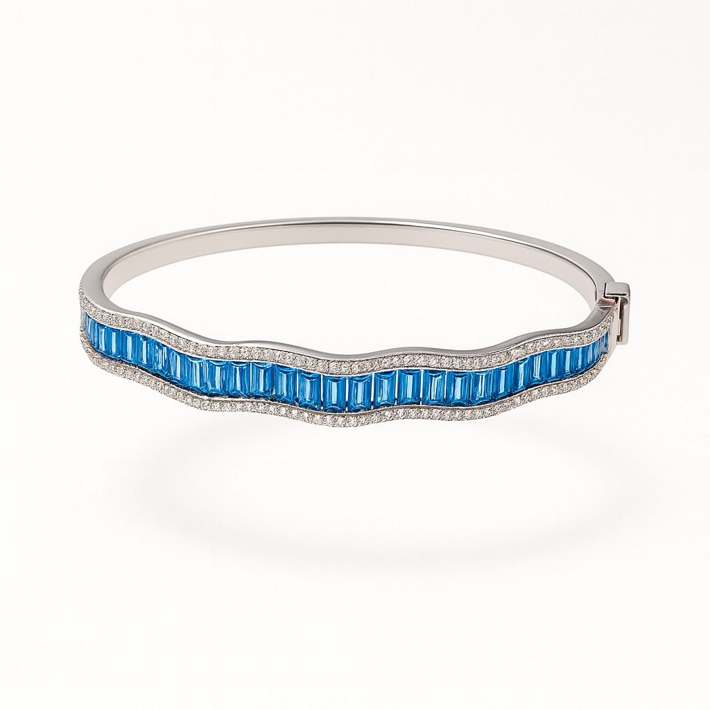 Lume Wave Silver Kada