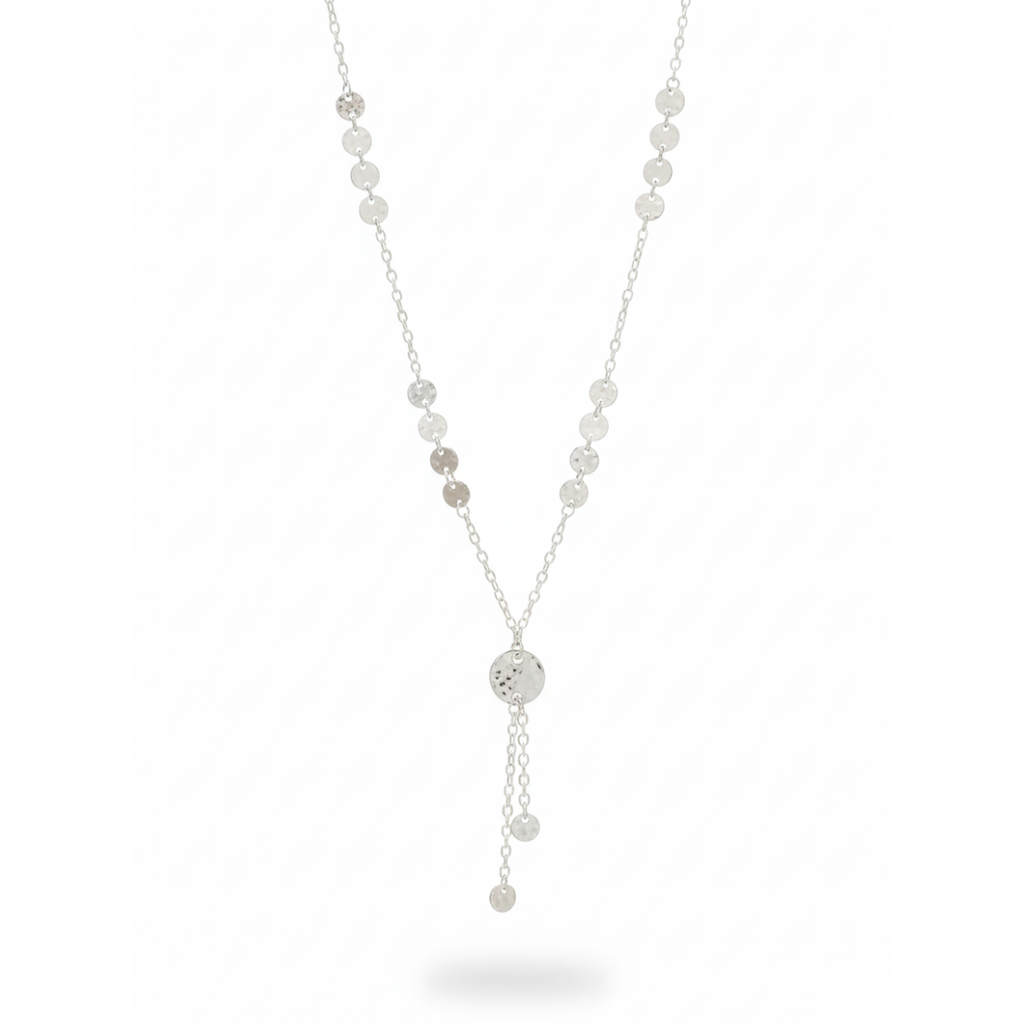 Lariat Silver Necklace