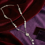 Lariat Silver Necklace