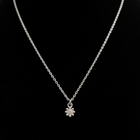 Little Daisy Silver Pendant