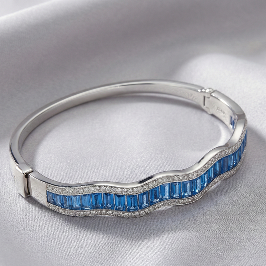 Lume Wave Silver Kada