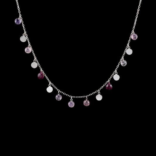 Lumina Charms Silver Necklace