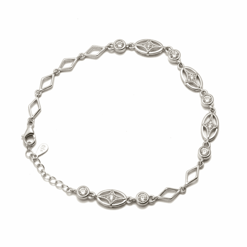 Lyra Silver Bracelet
