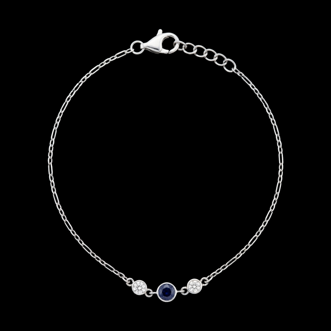 Sapphire Soul Silver Bracelet