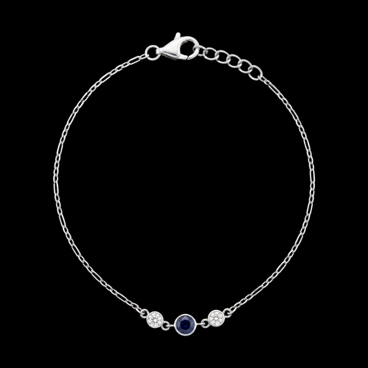 Sapphire Soul Silver Bracelet