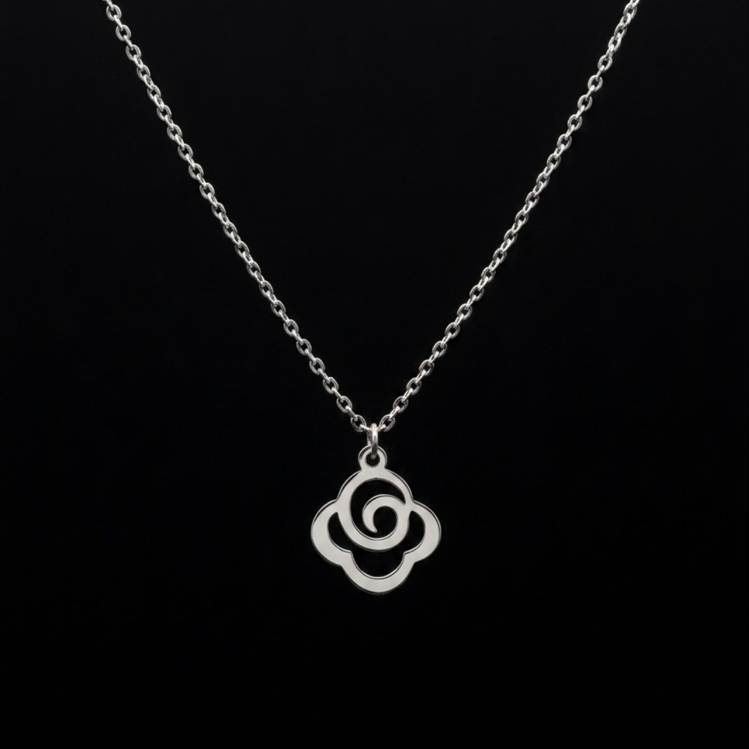 Swirl Silver Pendant