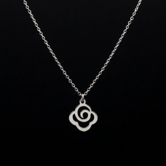Swirl Silver Pendant