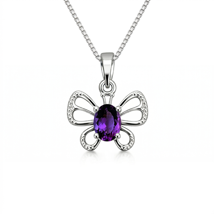 The Monarch Amethyst Pendant