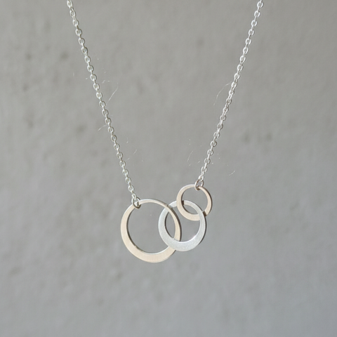 Trinity Silver Necklace in 925 sterling silver