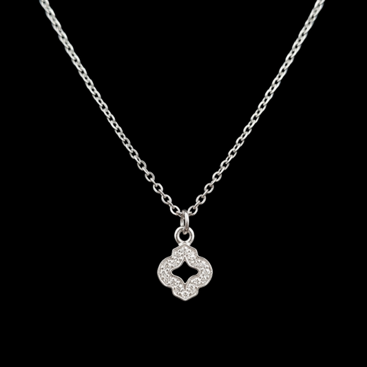 Venetian Bloom Silver Pendant