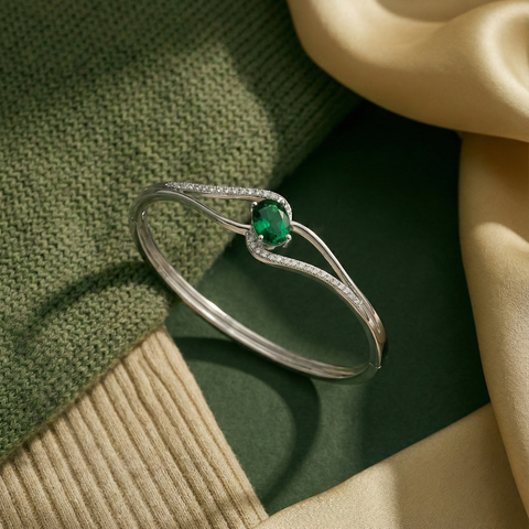 Virelia Silver Kada in 925 sterling silver
