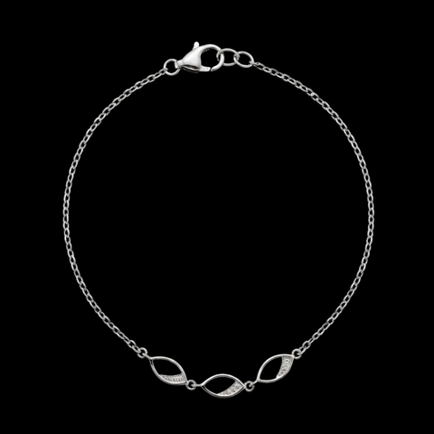 Willow Silver Bracelet in 925 sterling silver