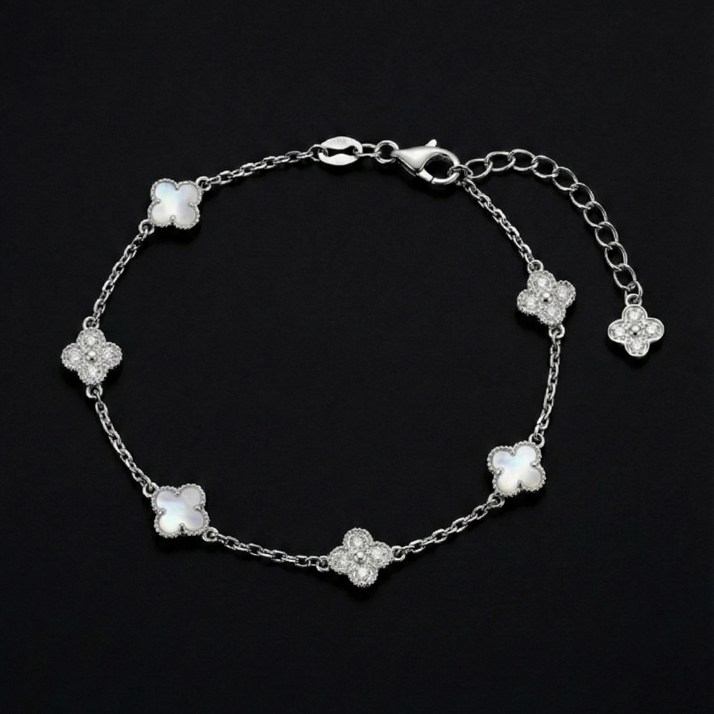 Clover Silver Bracelet